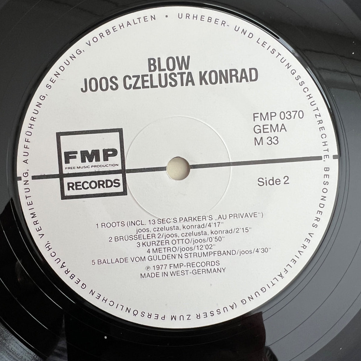 Joos, Czelusta, Konrad - Blow !!! / 1. D-Press. 1977 - TOP