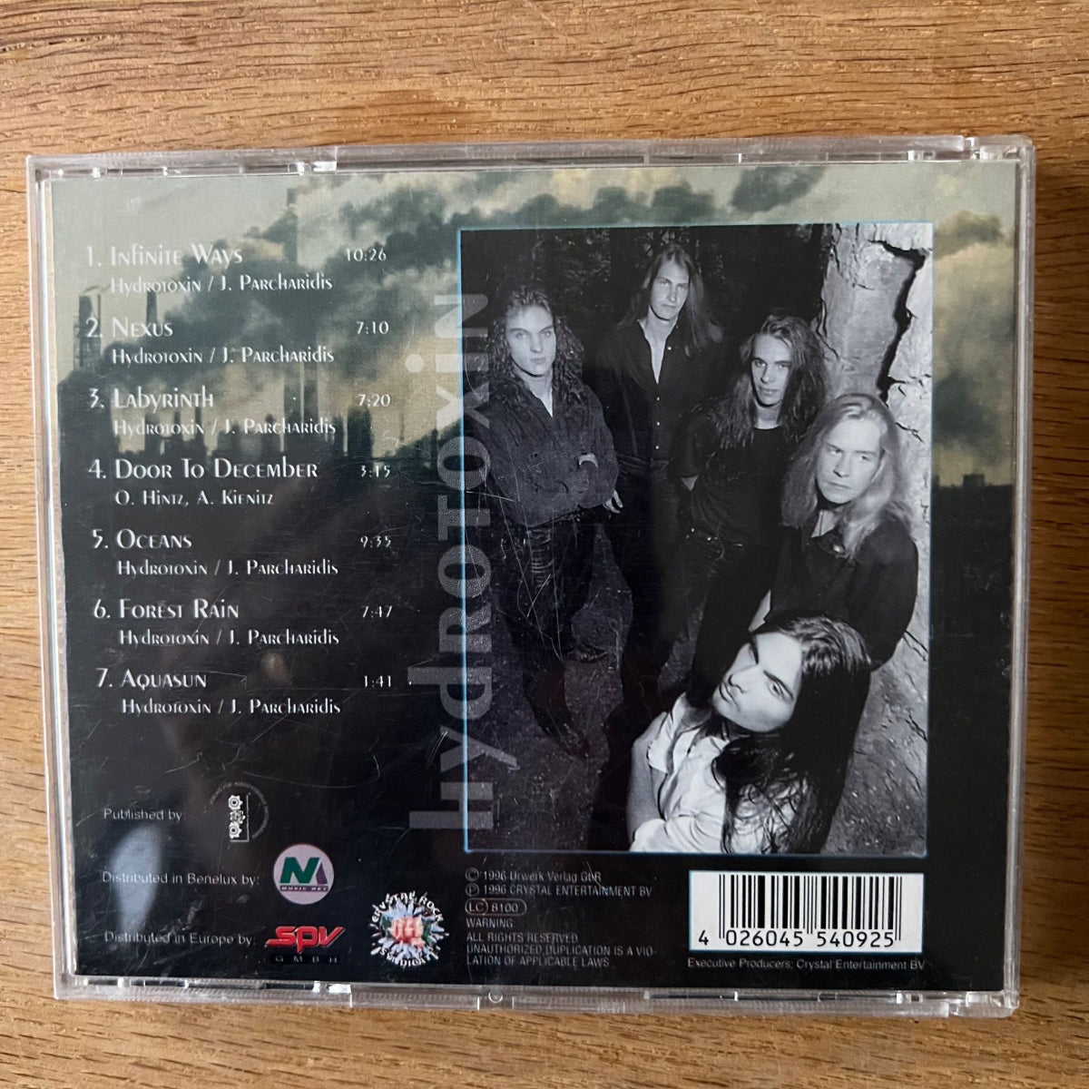 Hydrotoxin - Oceans / CD - 1. D-Press. 1996 - (VG++/M-)