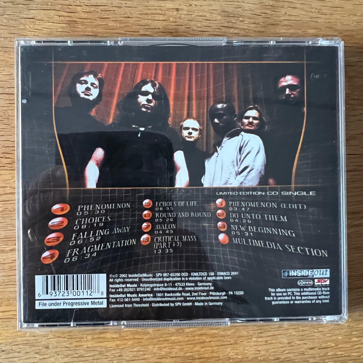 Threshold - Critical Mass / 2 CD - 1. D-Press. 2002 - (M-/M-)