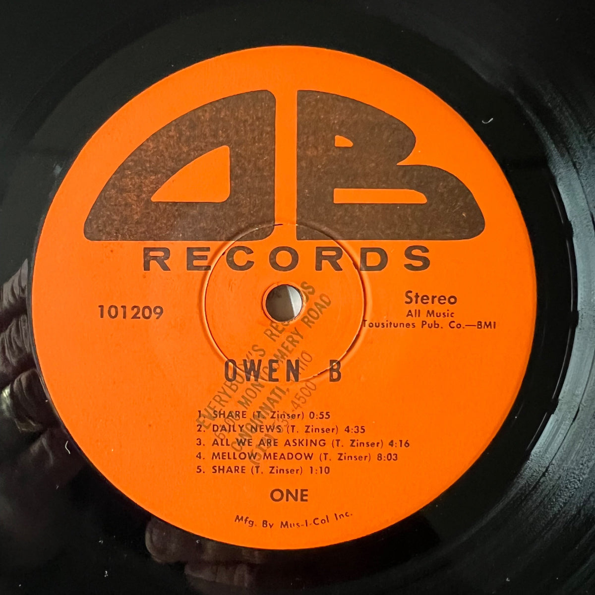 Owen-B - Same / EU-Press. 1988 - (M-/VG++)