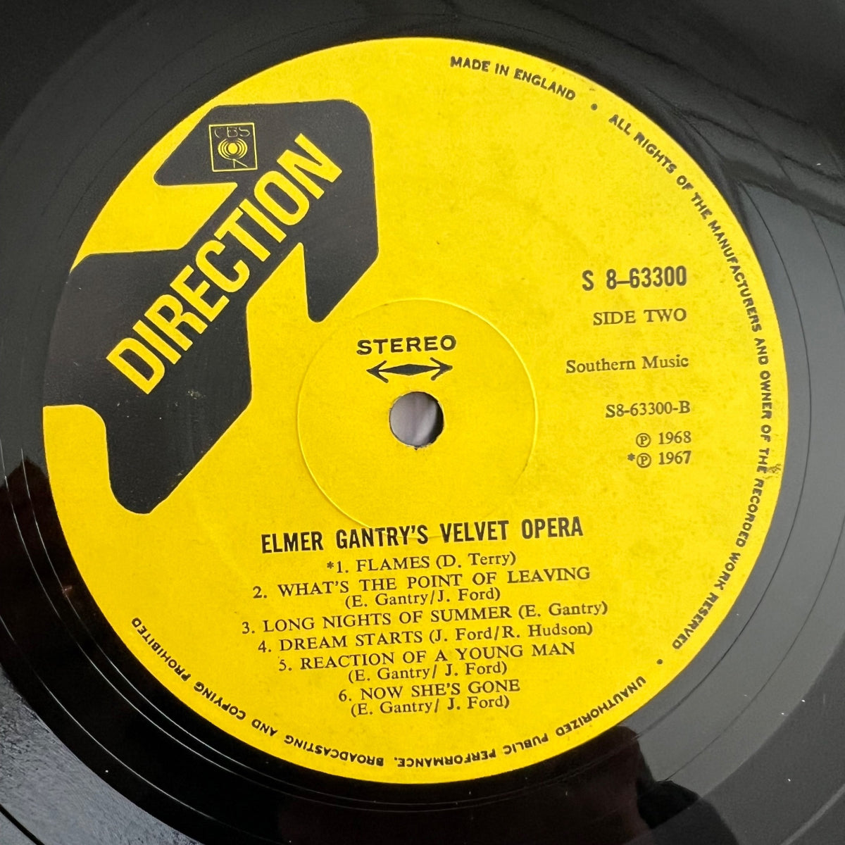 Elmer Gantry's Velvet Opera - Same / 1. UK-Press. 1968 - (M-/M-)