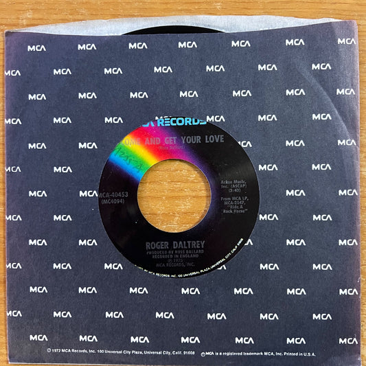 Roger Daltrey - Come And Get Your Love / 1. US-Press. 1975 - (M-/M-)