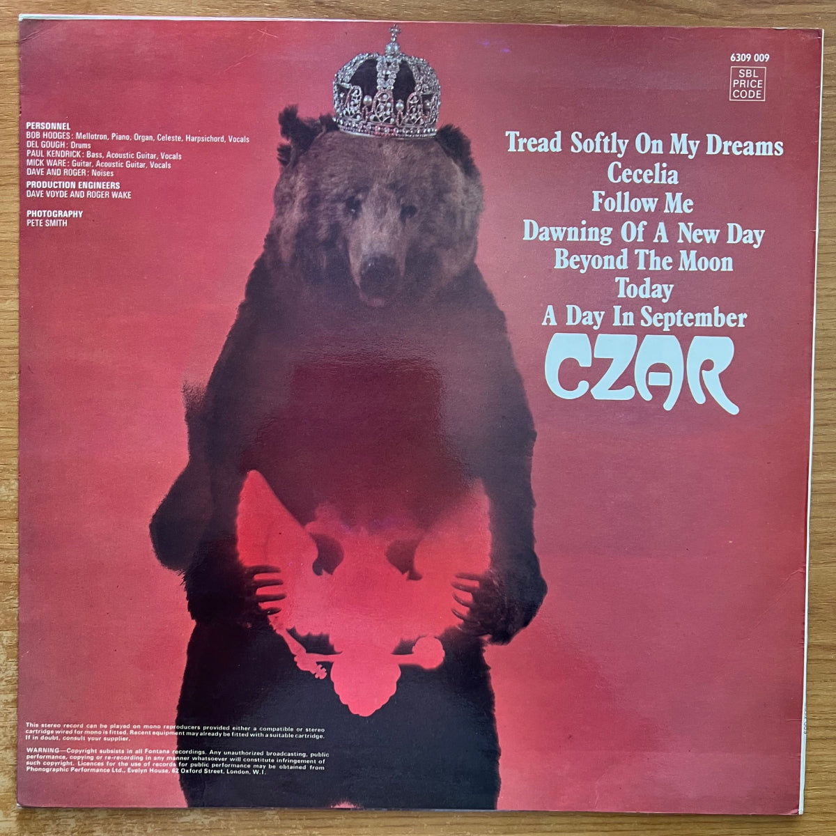 Czar - Same / 1. UK-Press. 1970 - (M-/M-)