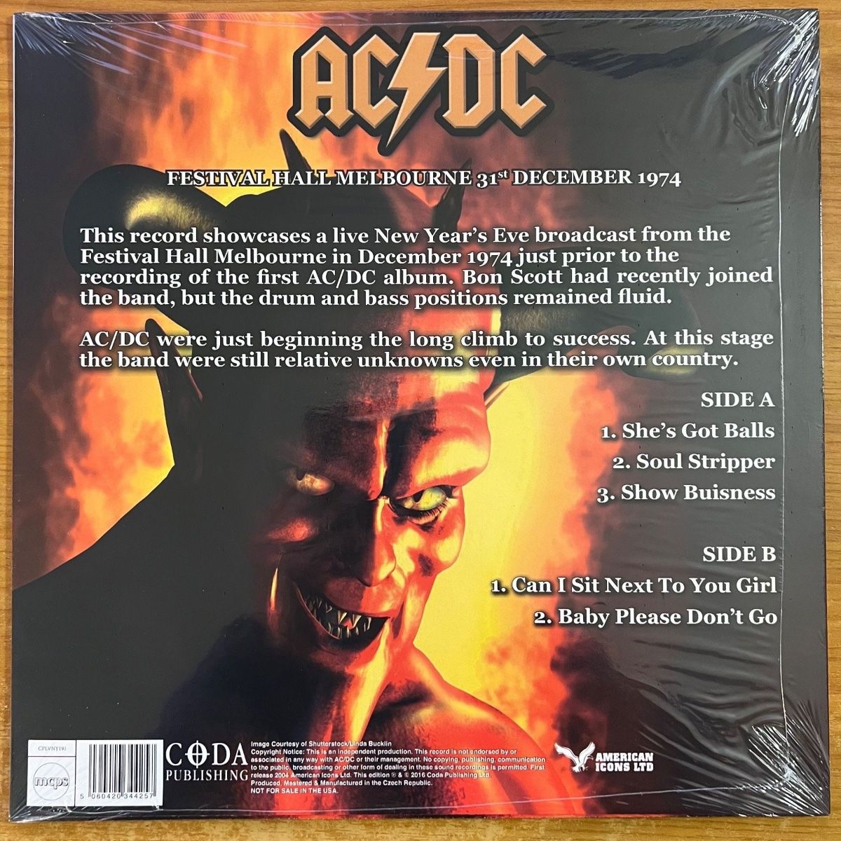 AC/DC - Can I Sit Next To You / 1. Czech-Press. 2016 - (Mint/Mint Sealed)