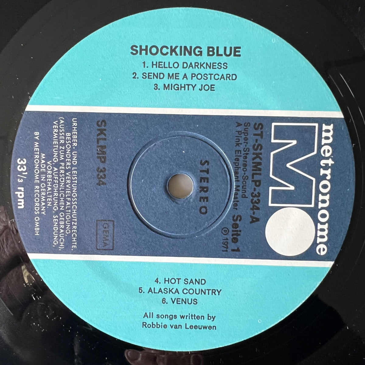 Shocking Blue - Same / 1. D-Press. 1970 - (M-/M-)