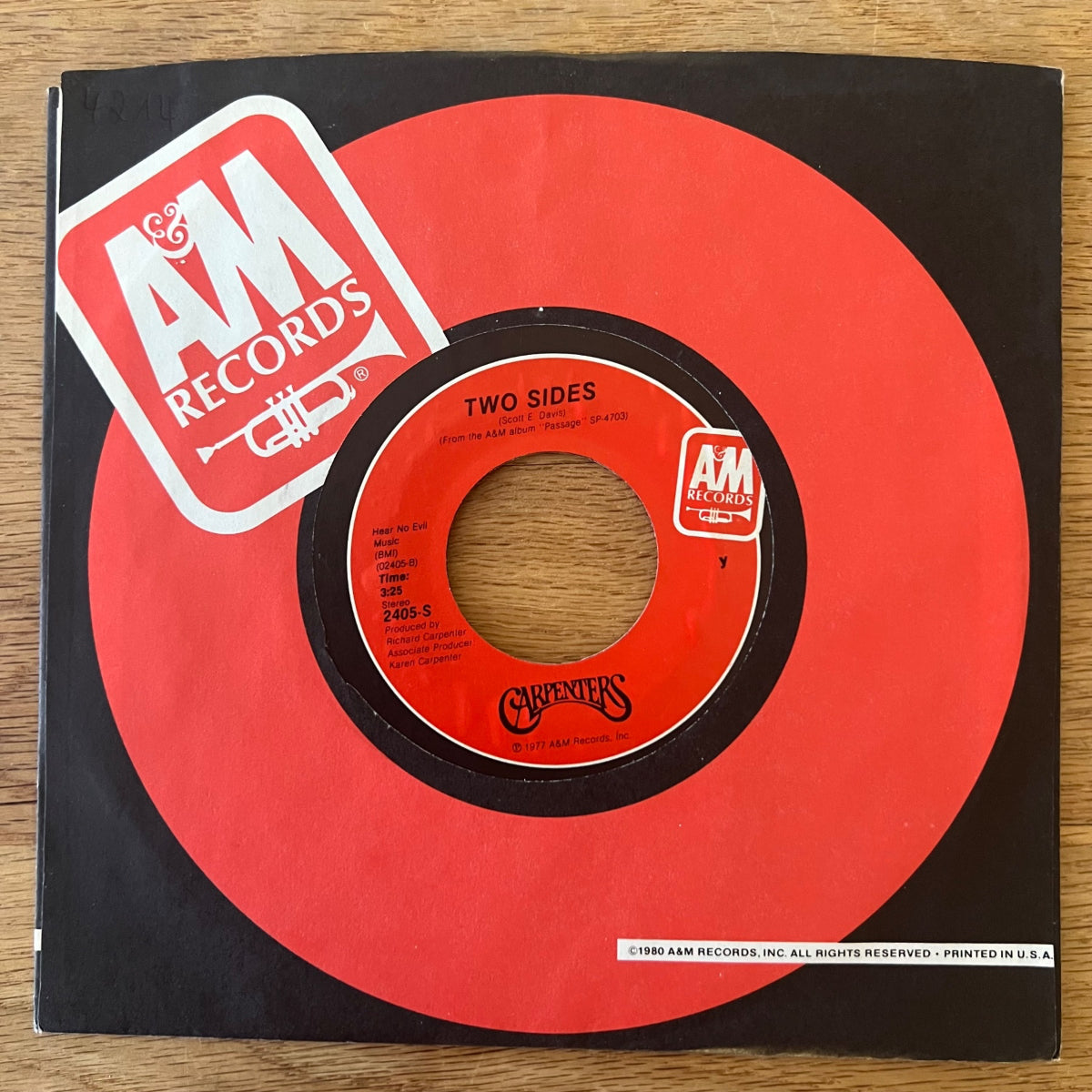 Carpenters - Beechwood 4-5789 / 1. US-Press. 1981 - (M-/M-)