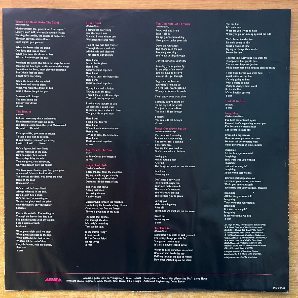 GTR - Same / 1st D-Press. 1986 - (VG++/VG++)