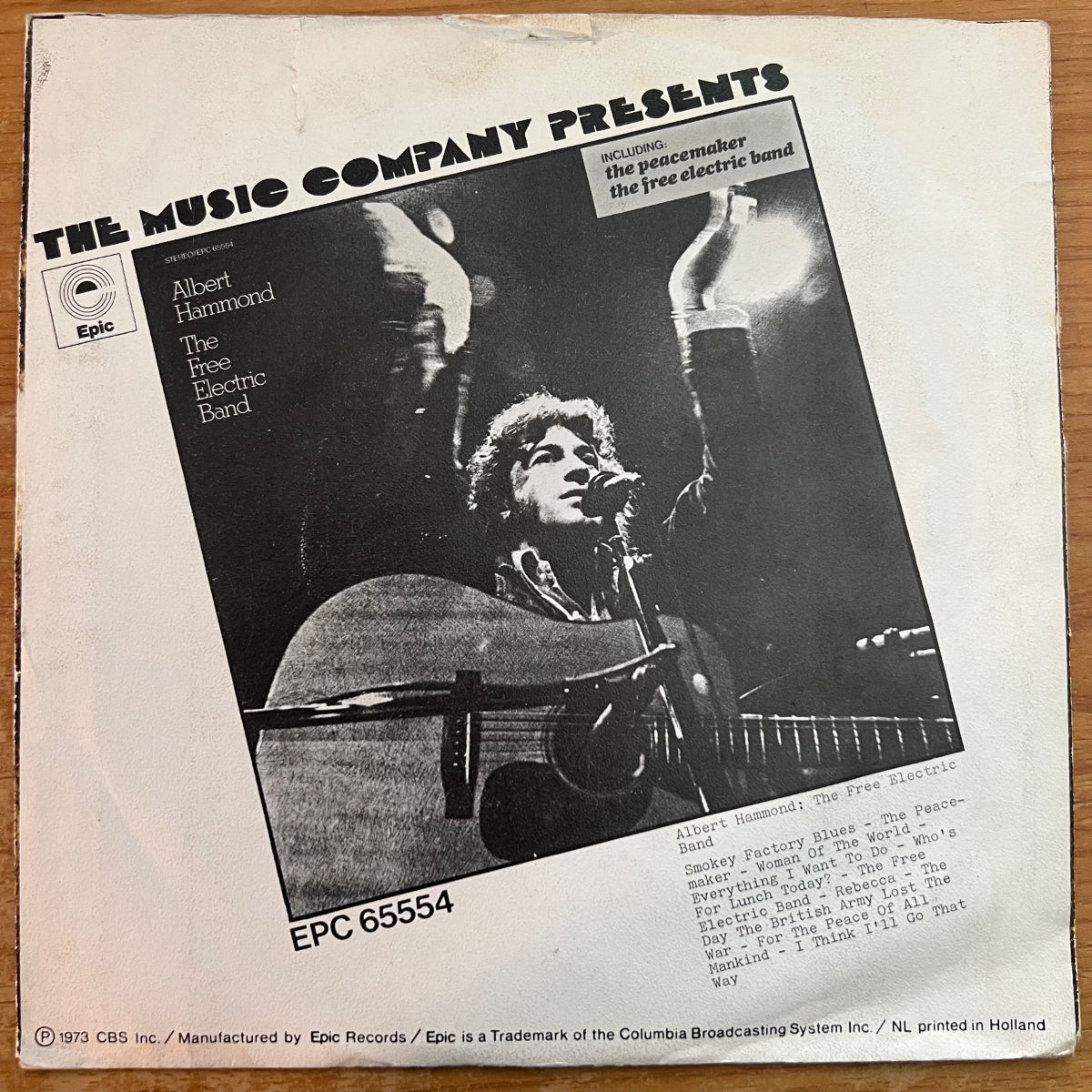 Albert Hammond -The Peacemaker / 1. NL-Press. 1973 - (M-/VG+)