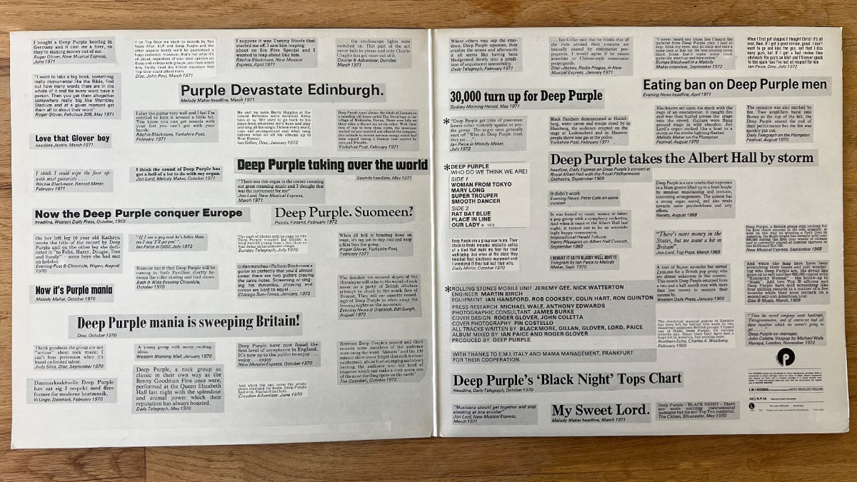 Deep Purple - Who Do We Think we Are / 1. UK-Press. 1973 - (M-/M-)