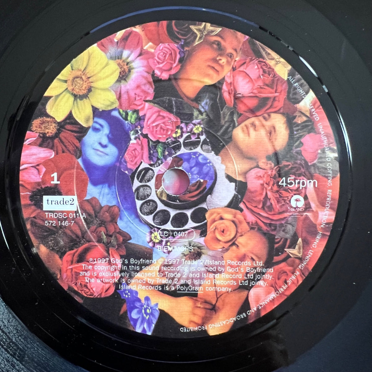 God's Boyfriend - Pond / 7" EP - 1. UK 1997 - 3 Track EP - (VG++/M-)