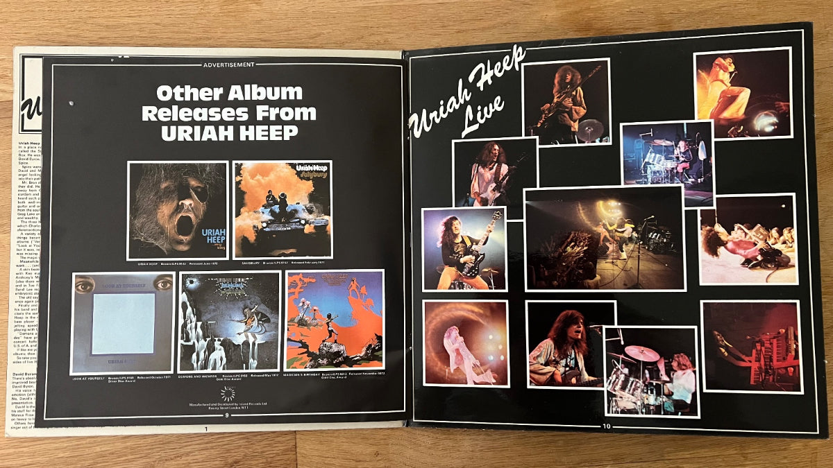 Uriah Heep - Live / 2 LP - 1. UK-Press.1973 - (M-/VG++)