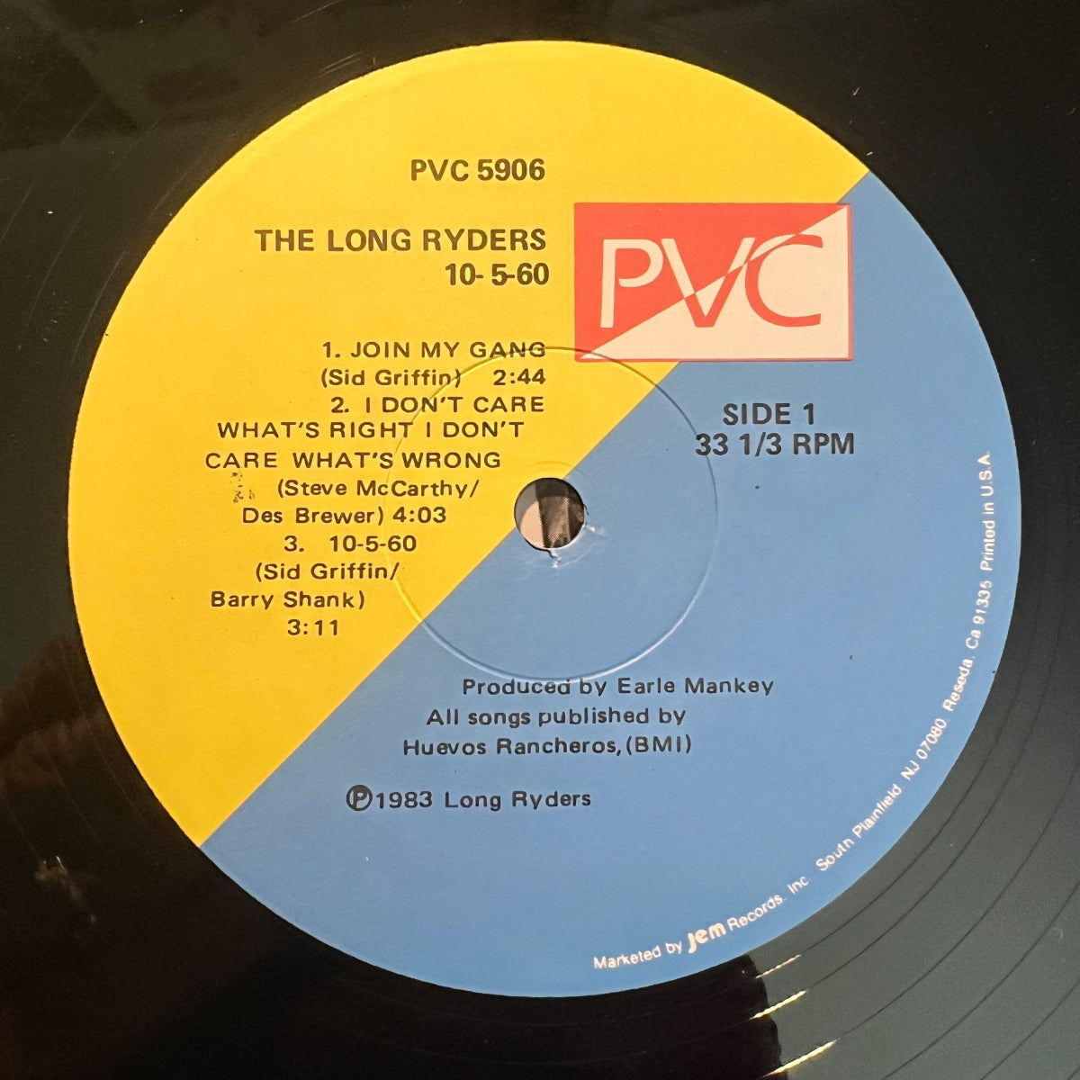 Long Ryders - 10-5-60 / Mini Album mit 5 Tracks - 1. US-Press. 1983 - (M-/M-)
