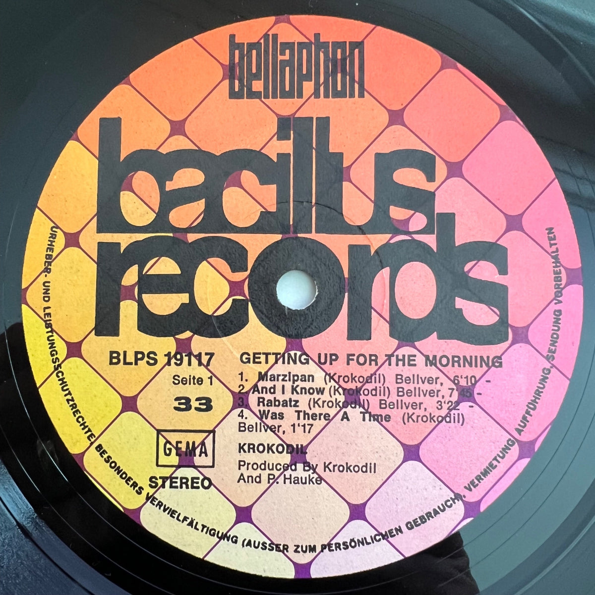 Krokodil - Getting Up For The Morning / 1. D-Press. 1972 - (VG++/VG++)
