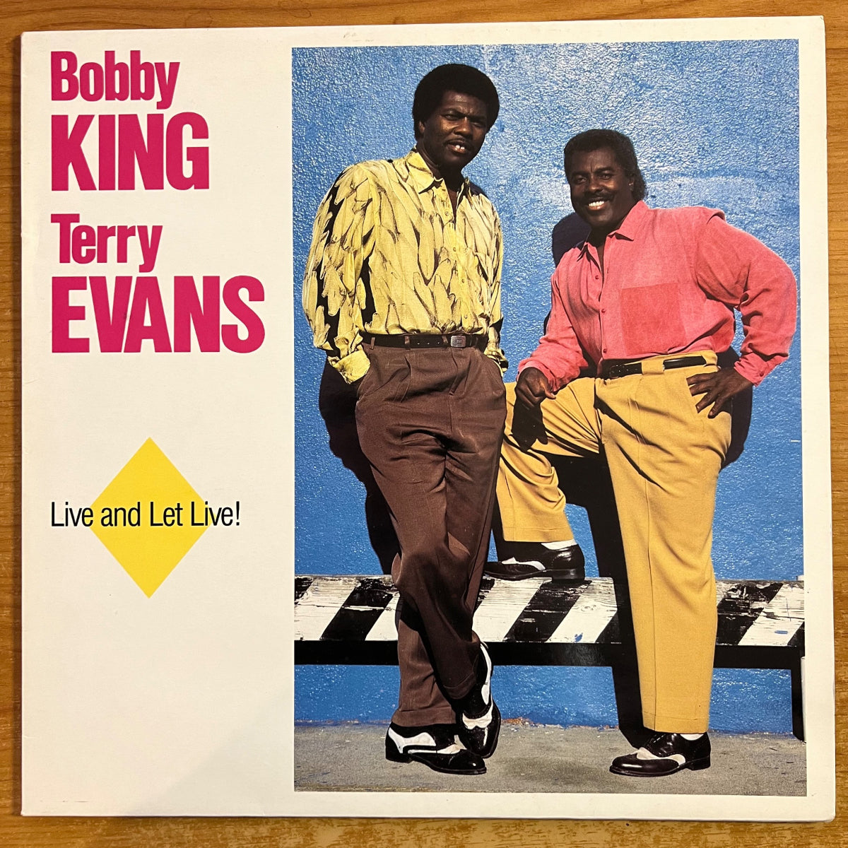 Bobby King & Terry Evans - Live And Let Live / 1. D-Press. 1988 - (M-/M-)