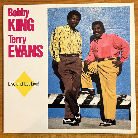 Bobby King & Terry Evans - Live And Let Live / 1. D-Press. 1988 - (M-/M-)