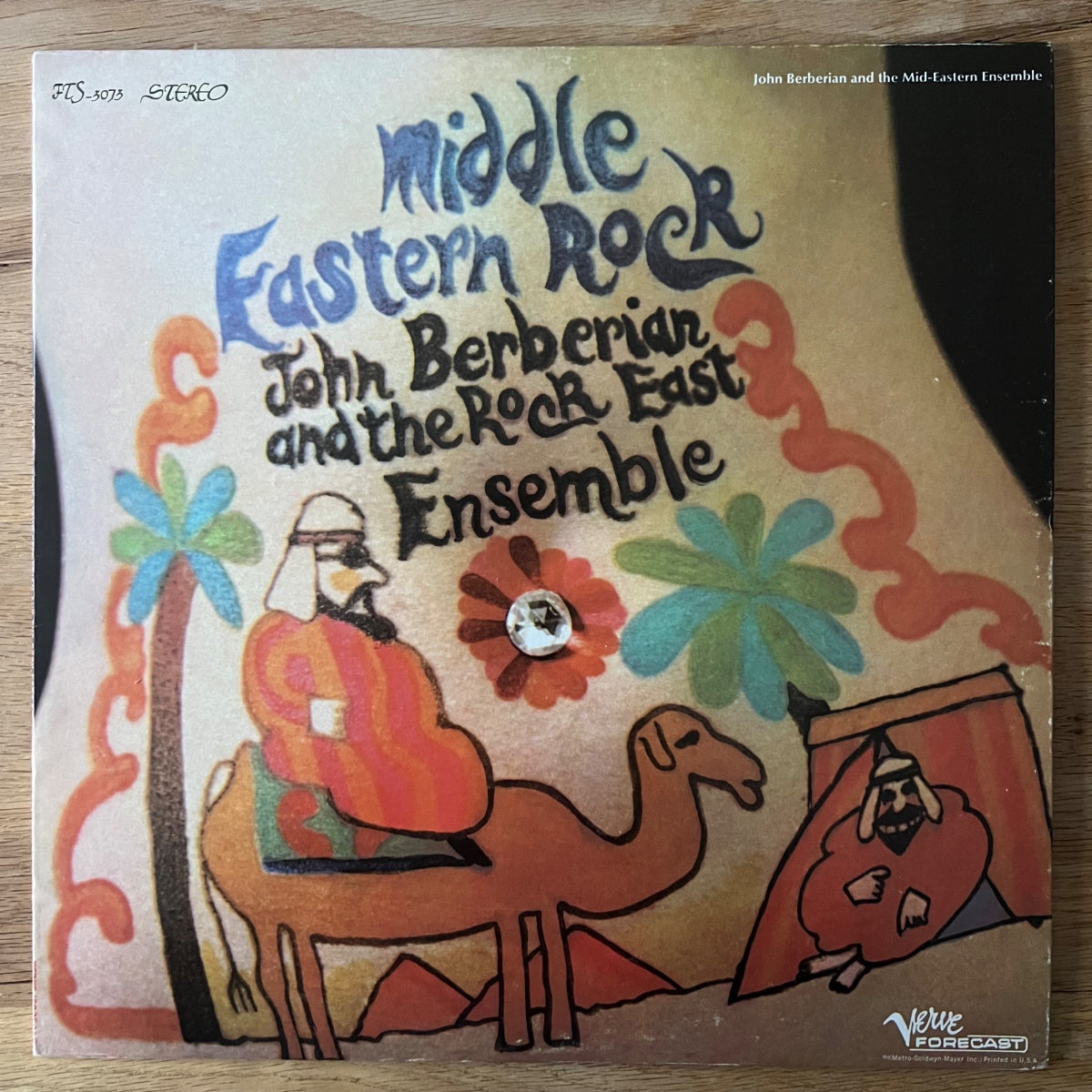 John Berberian & Rock East Ensemble - Middle Eastern Rock / 1. US-Press. 1969 - (M-/M-)