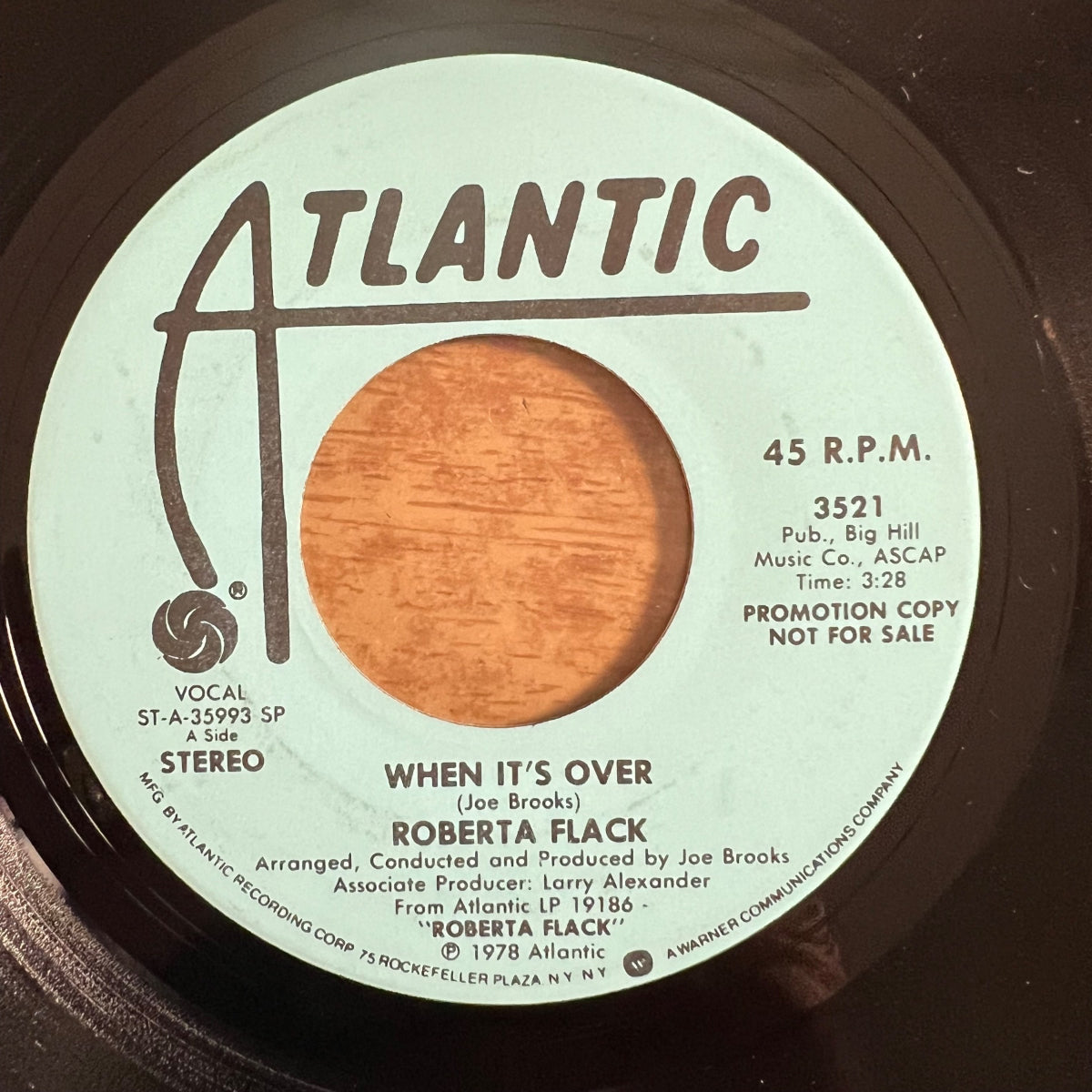 Roberta Flack - When It's Over / US-Promo 1978 - (M-/Neutral)