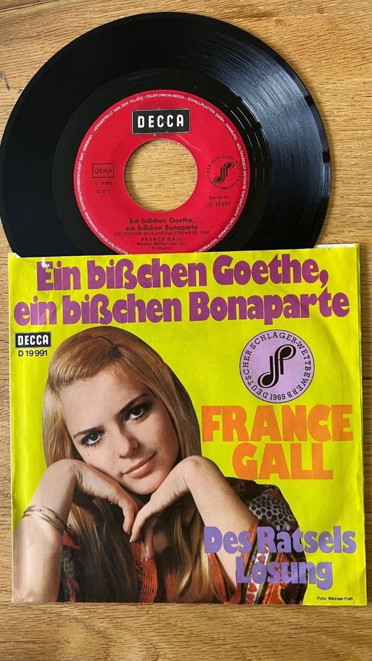 France Gall - Ein Bisschen Göthe, Ein Bisschen Bonaparte / 1. D-Press. 1969 - (M-/VG++)