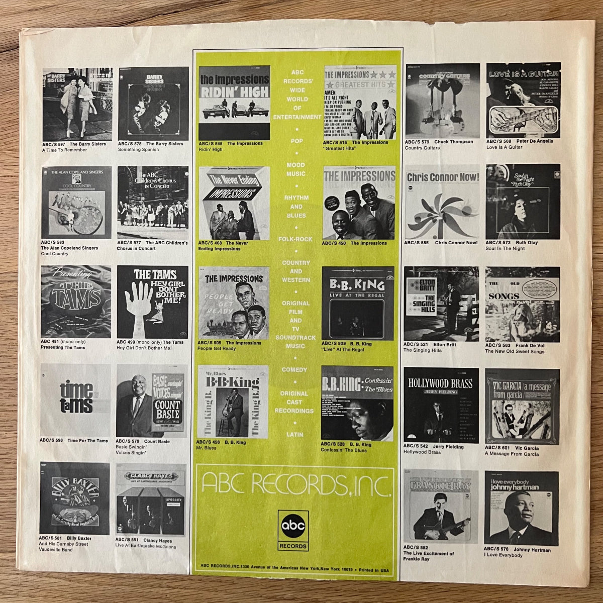 Fraternité humaine - Same / 1re presse américaine. 1968 - (M-/TB+)