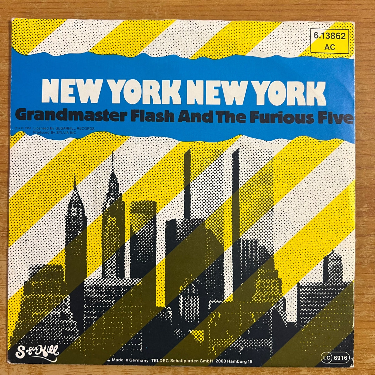 Grandmaster Flash & The Furious Five - New York / 1. D-Press. 1983 (M-/VG++)
