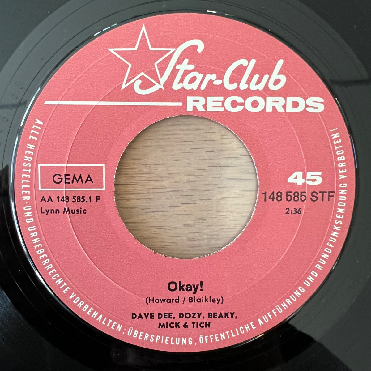 Dave Dee, Dozy, Beaky, Mick & Tich - Okay / 1. D-Press. 1967 (VG+/VG+)