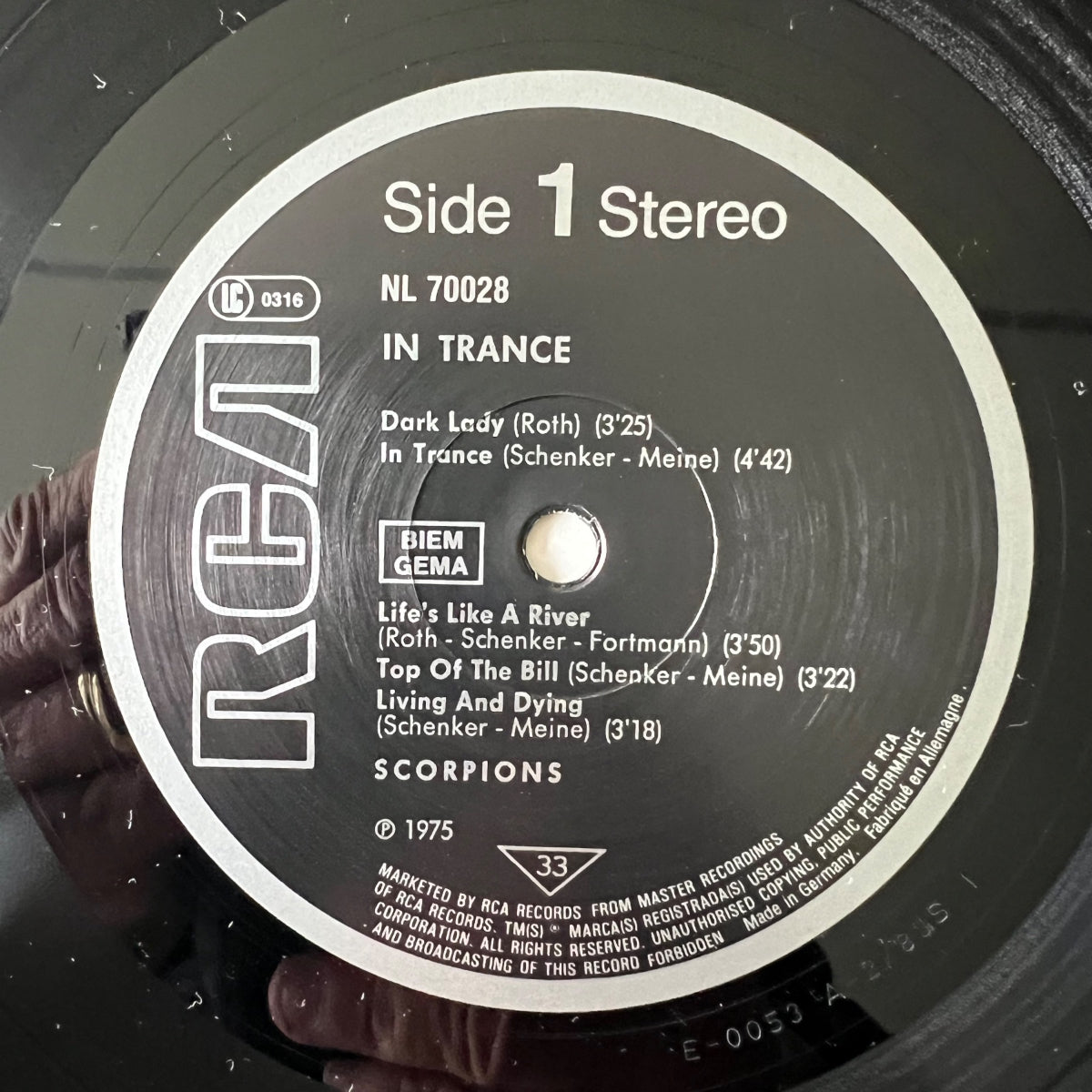 Scorpions - In Trance / D-Press. 1983 - (M-/M-)