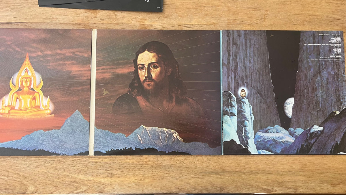Santana - Lotus // 3 LP - 1. NL-Press. 1975 - (M-/VG+)