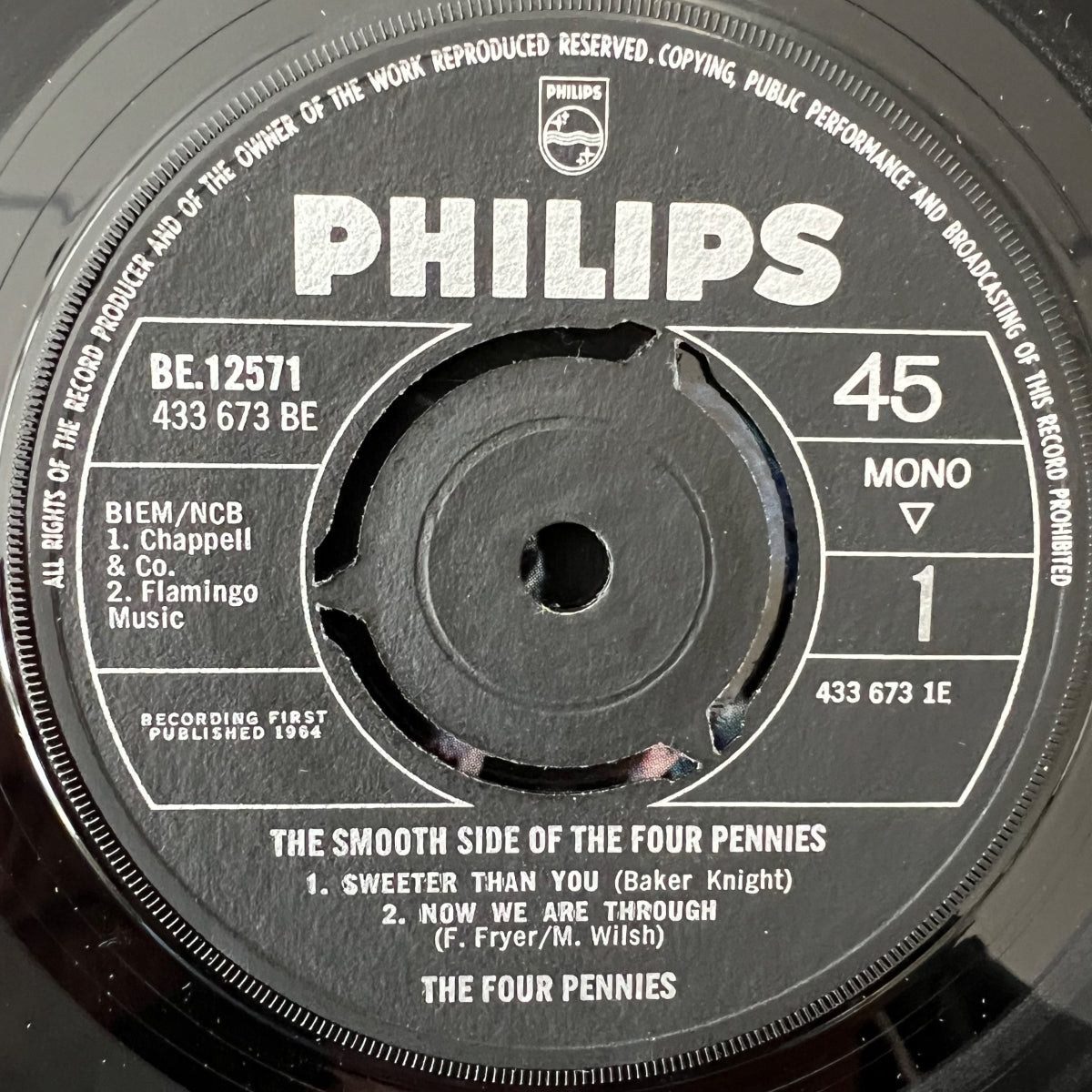 Four Pennies - The Smooth Side Of../ 4-Track EP - 1. UK-Press. 1964 - (M-/VG++)