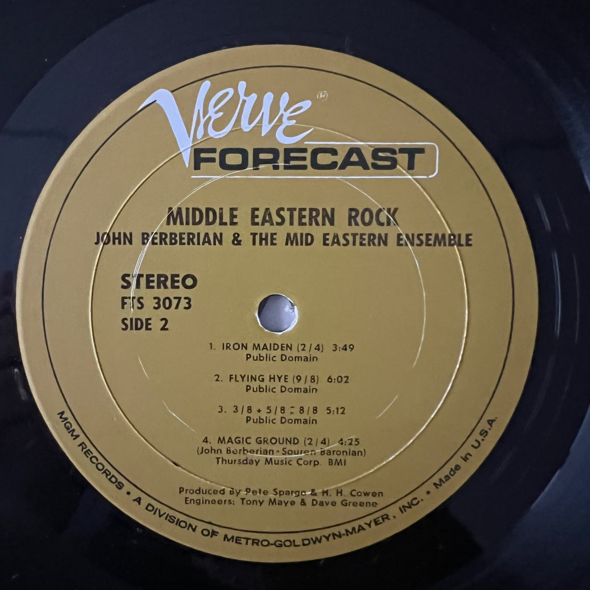 John Berberian & Rock East Ensemble - Middle Eastern Rock / 1. US-Press. 1969 - (M-/M-)