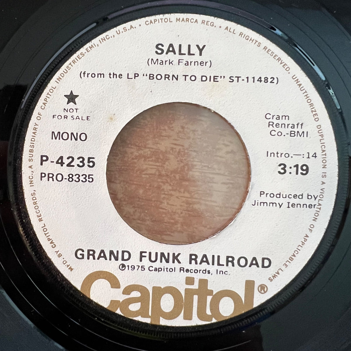 Grand Funk Railroad - Sally / US-Promo 1976 - (VG++/Neutral)