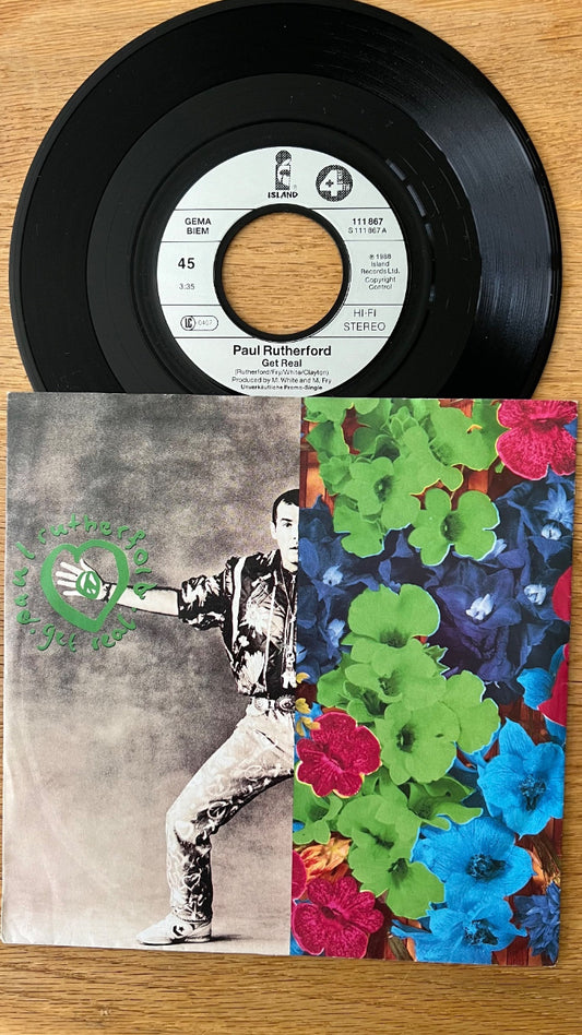Paul Rutherford - Get Real / 1. D-Press. 1988 - (VG+/VG+)