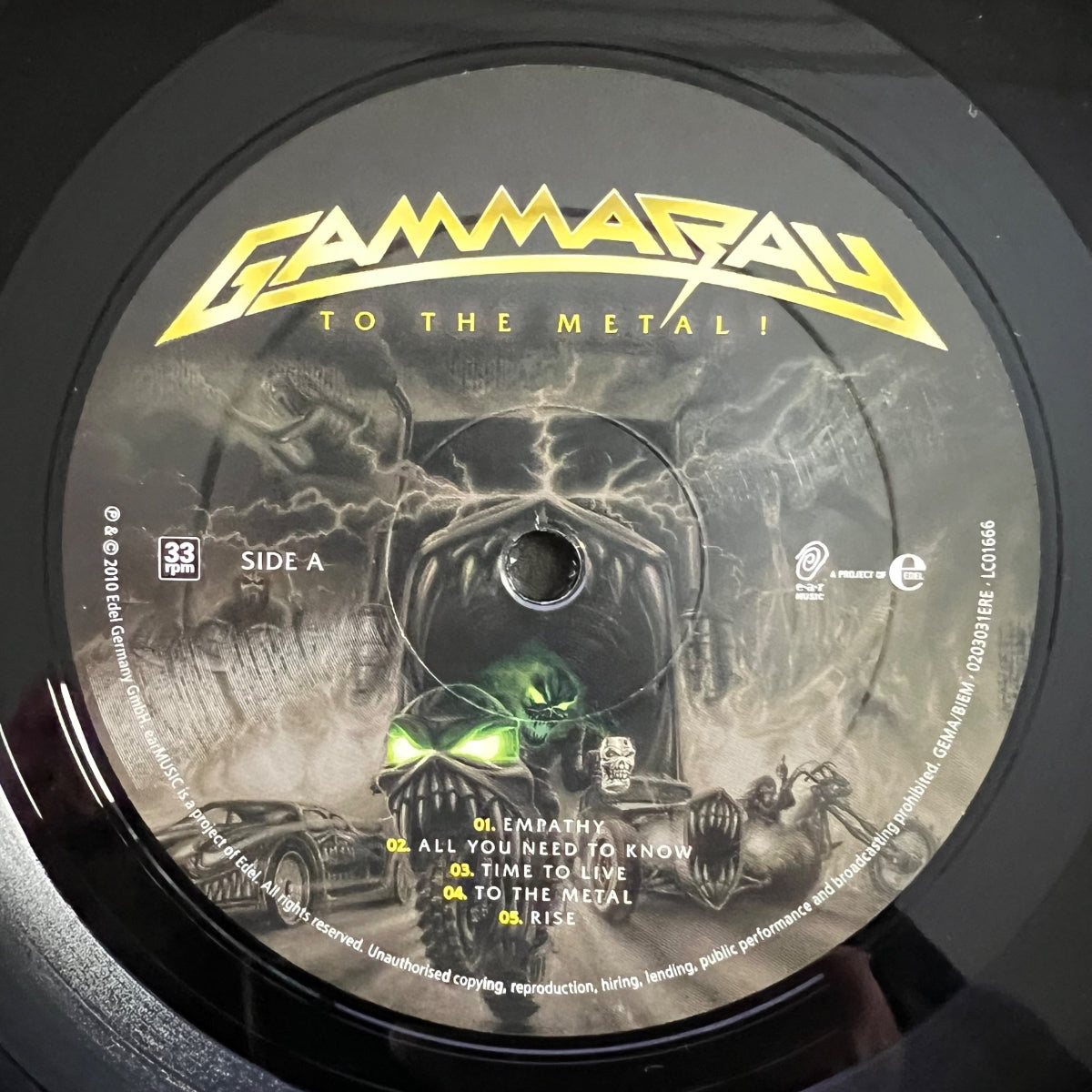Gamma Ray - To The Metal! / 1. D-Press. 2010 - (Mint / M-)