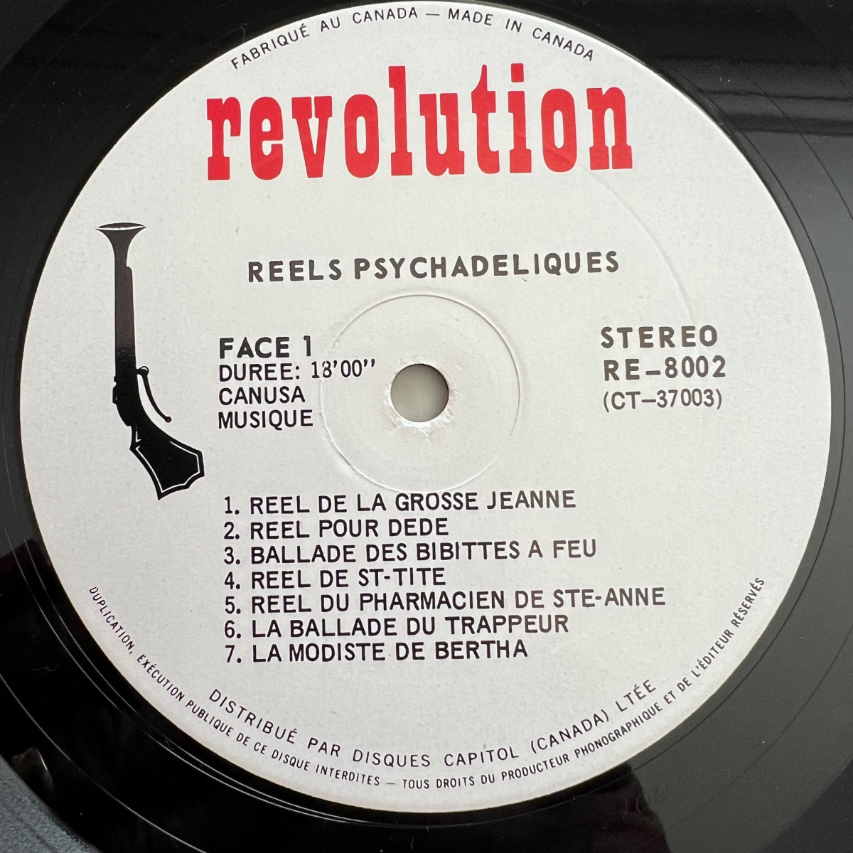 Reels Psychadeliques - Volume 1 / 1. Kanada-Press. 1969 - (M-/VG++)