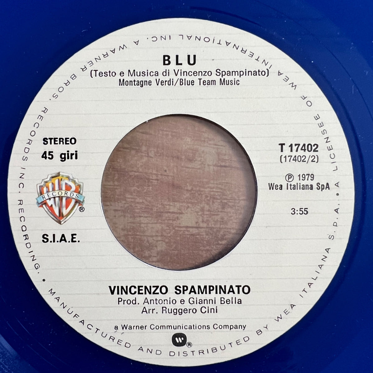 Vincenzo Spampinato - L / 1. Italy-Press. 1979 - (VG+/VG)