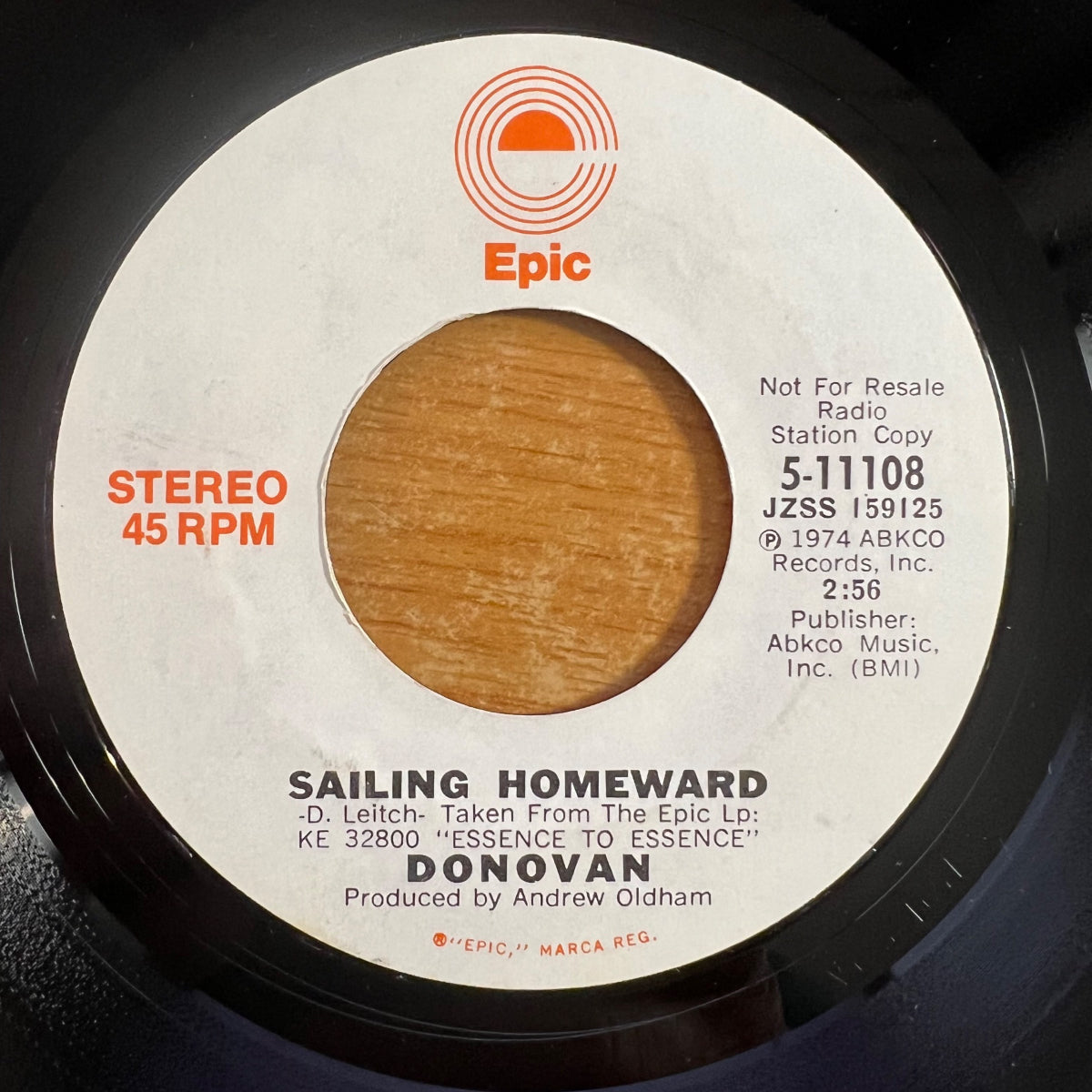 Donovan - Sailing Homeward / US-Promo 1974 -(M-/Neutral)