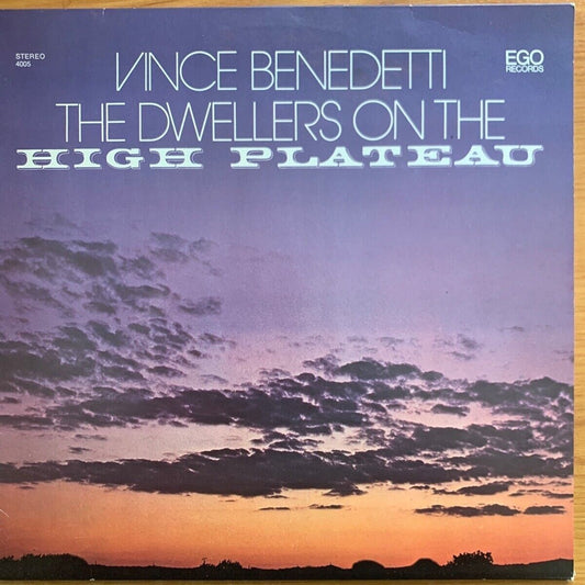 Vince Benedetti - The Dwellers On The High Plateau /1. D Press. 1977 - (M-/VG++)