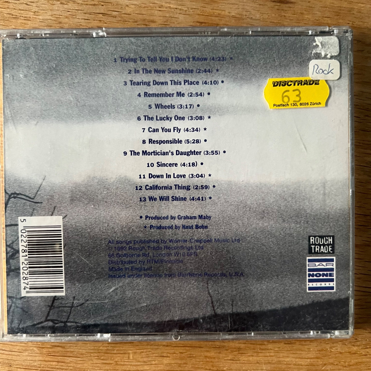 Freddy Johnston - Can You Fly / CD - 1. UK-Press. 1992 - (VG++/M-)