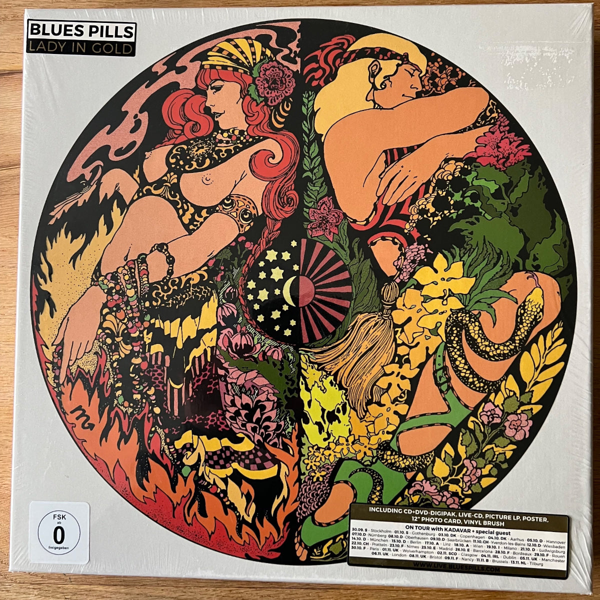 Blues Pills - Lady In Gold / LP - Box-Set with DVD & CD - 1. D-Press. 2016 - Limited Edition (Mint & Sealed)