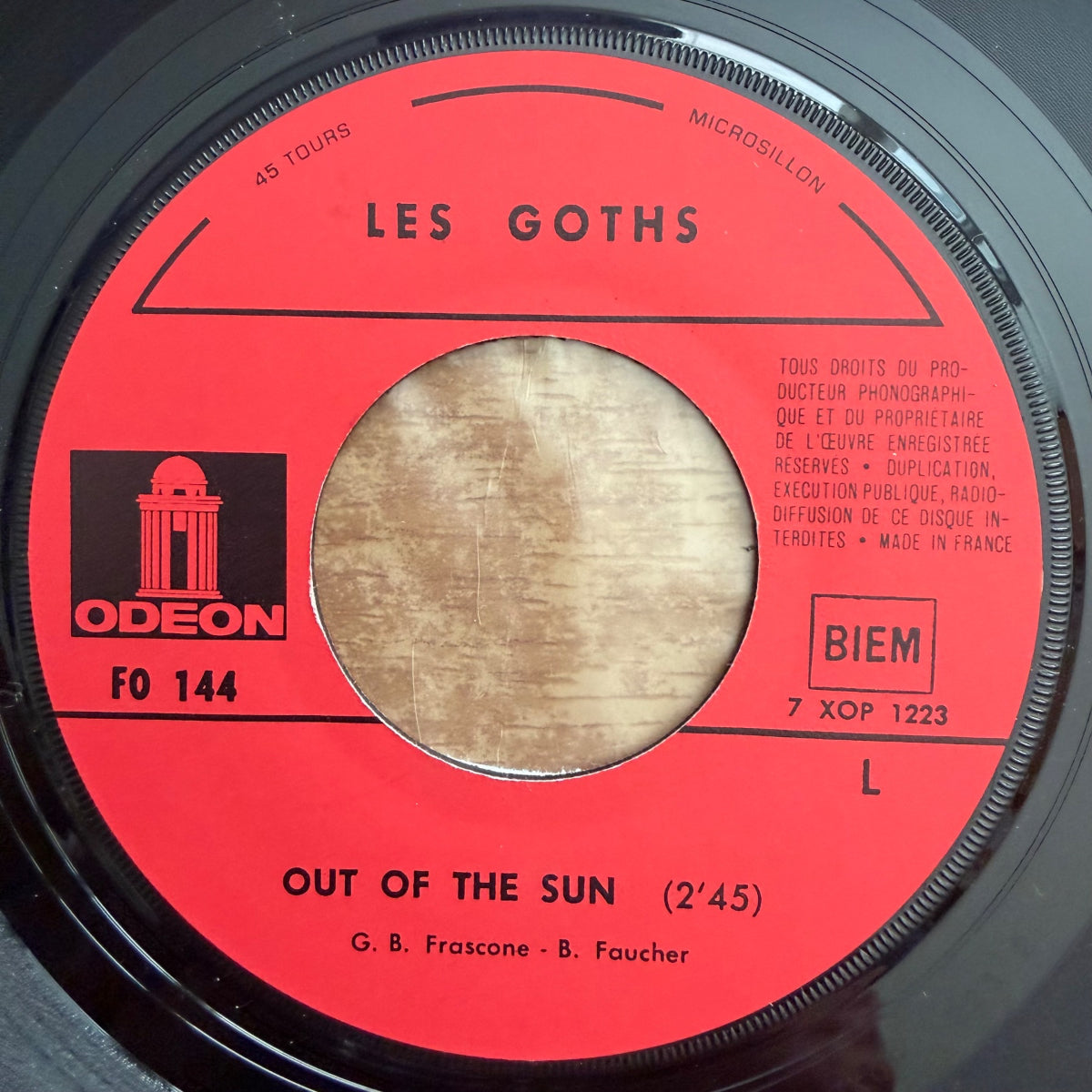 Les Goths - Le Jour Etait Gris / 1. France-Press. 1968 - (VG++/Neutral)
