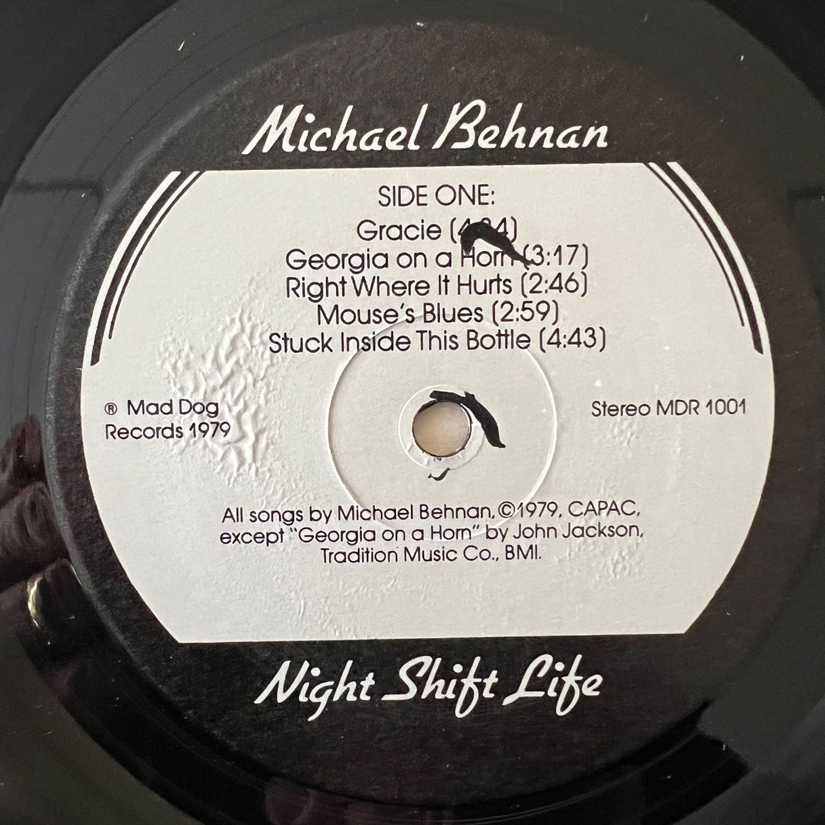 Michael Behnan - Night Shift Life / 1. Canada-Press. 1979 - (M-/M-)