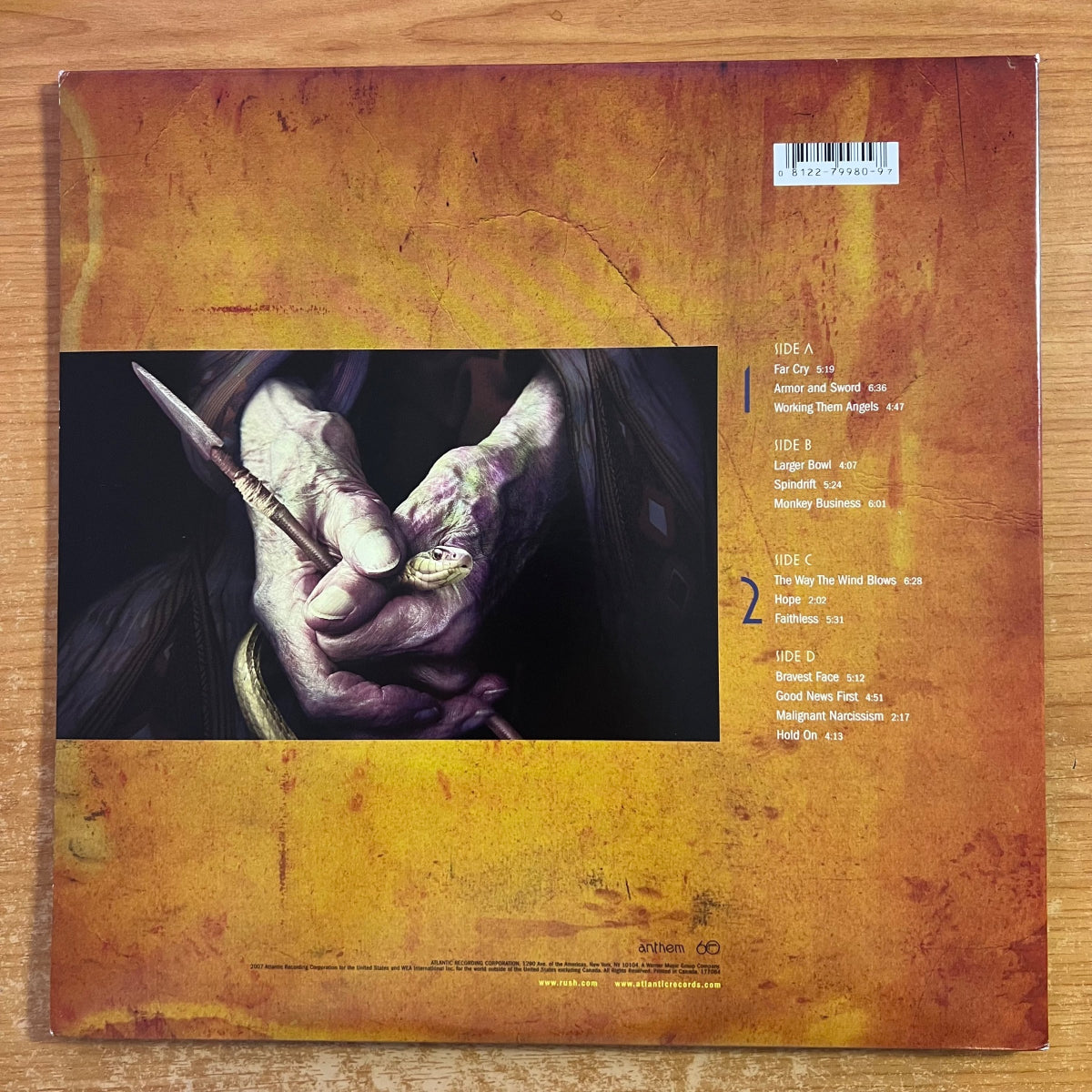 Rush - Snakes & Arrows / 2 LP - 1. US-Press. 2007 - (M-/M-)