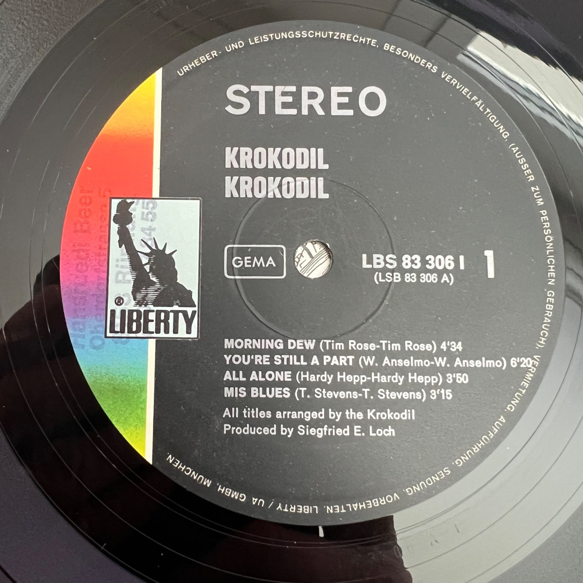 Krokodil - Same / 1. D-Press. 1969 - (M-/M-)