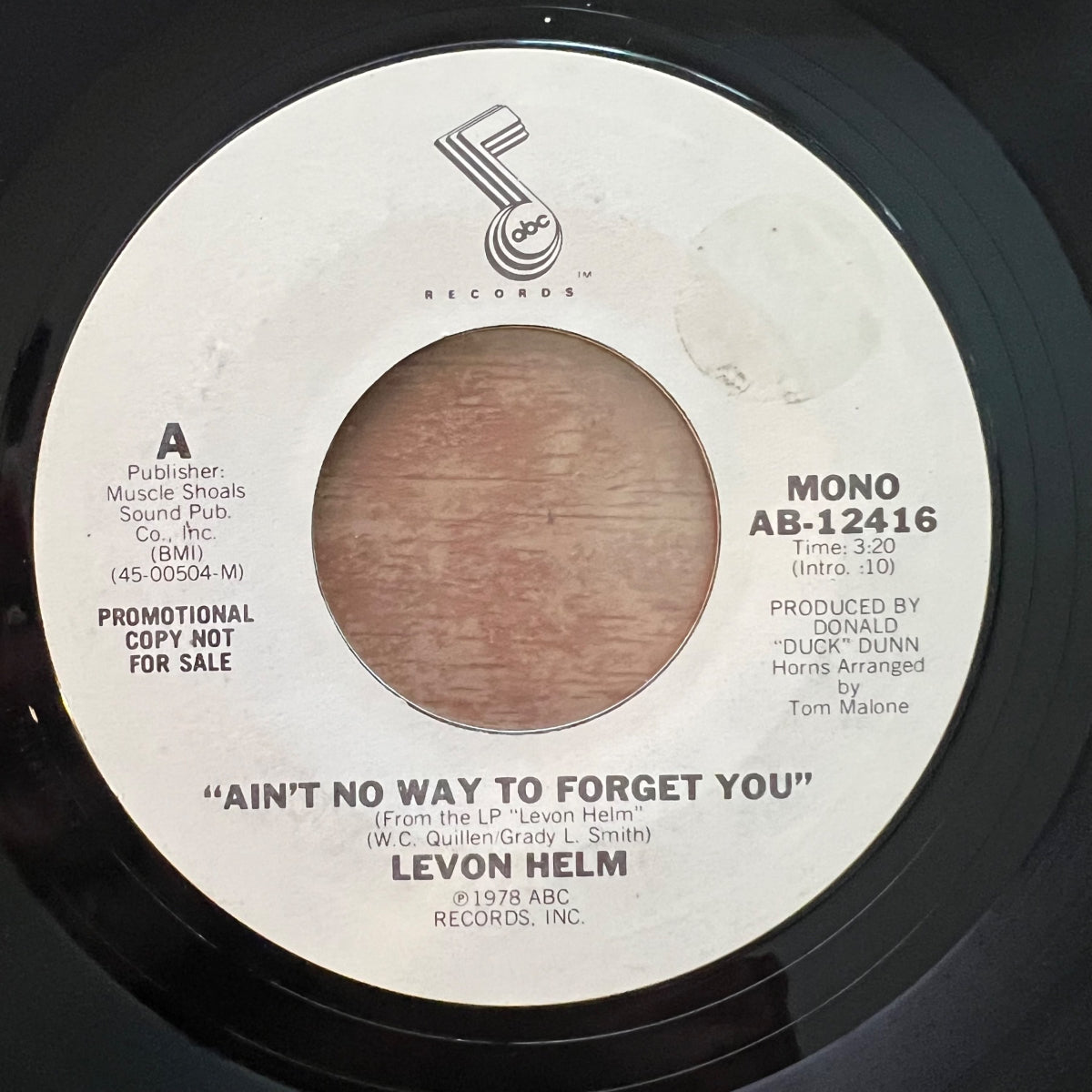 Levon Helm - Ain't No Way To Forget You / US-Promo 1978 - (M-/Neutral)