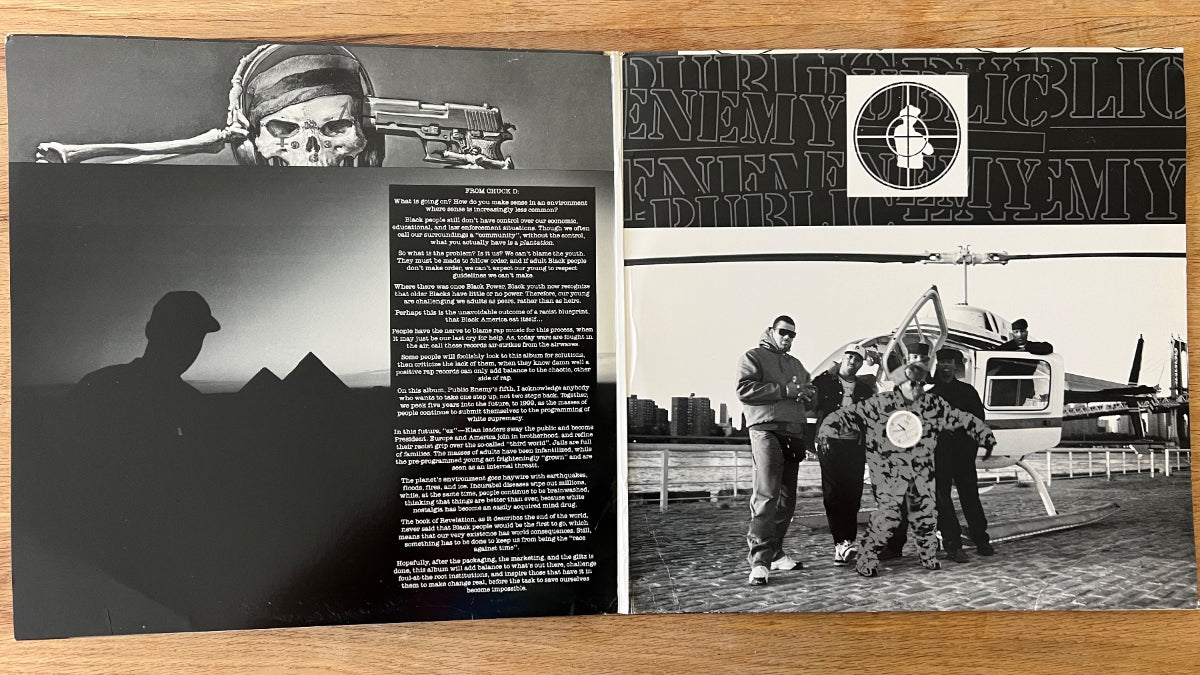 Public Enemy - Muse Sick-N-Hour Mess Age (Clean Version)/ 4 LPs - 1. US-Press. 1994 - (M-/VG+)