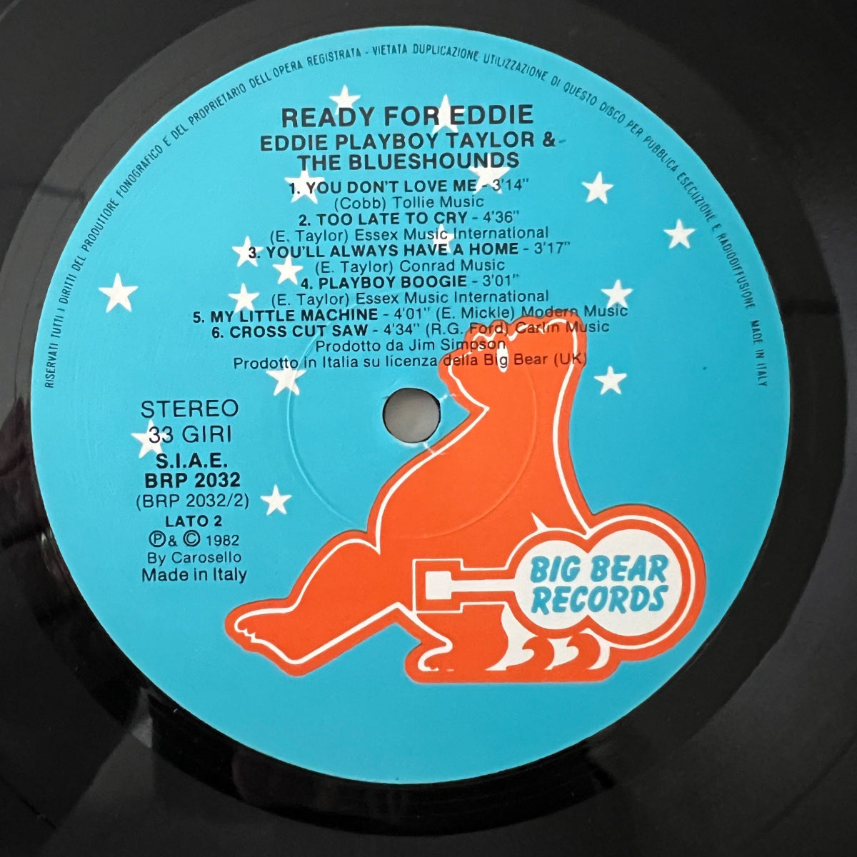Eddie Playboy Taylor - Ready For Eddie / Italy-Press 1982 - (M-/VG++)