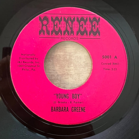 Barbara  Greene - Young Boy / US-Press. 1968 - (VG++/Neutral)