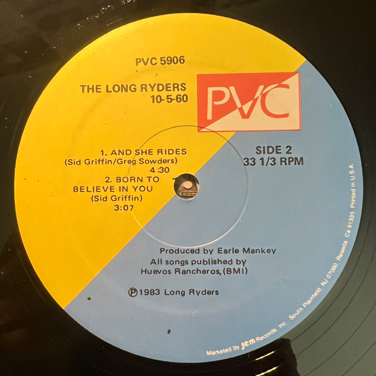 Long Ryders - 10-5-60 / Mini Album mit 5 Tracks - 1. US-Press. 1983 - (M-/M-)