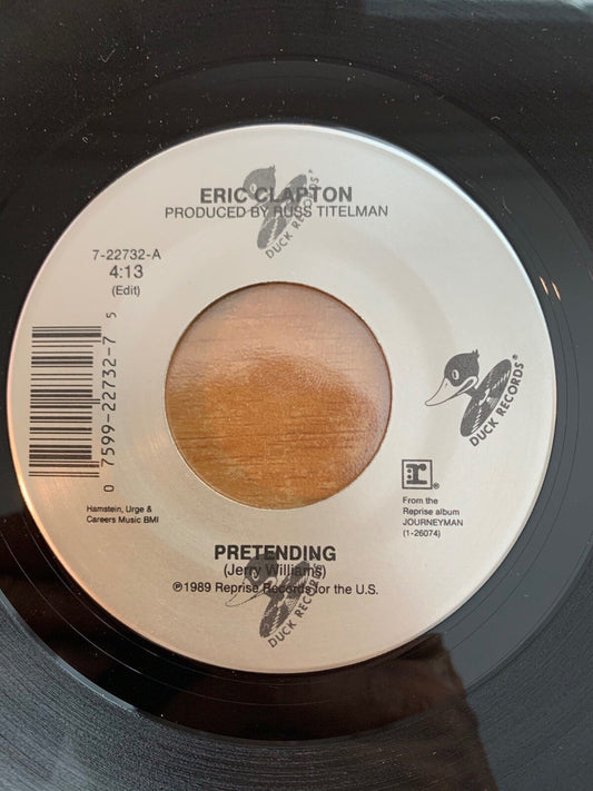 Eric Clapton - Pretending // 1. US-Press. 1989 - (M-/Neutral)