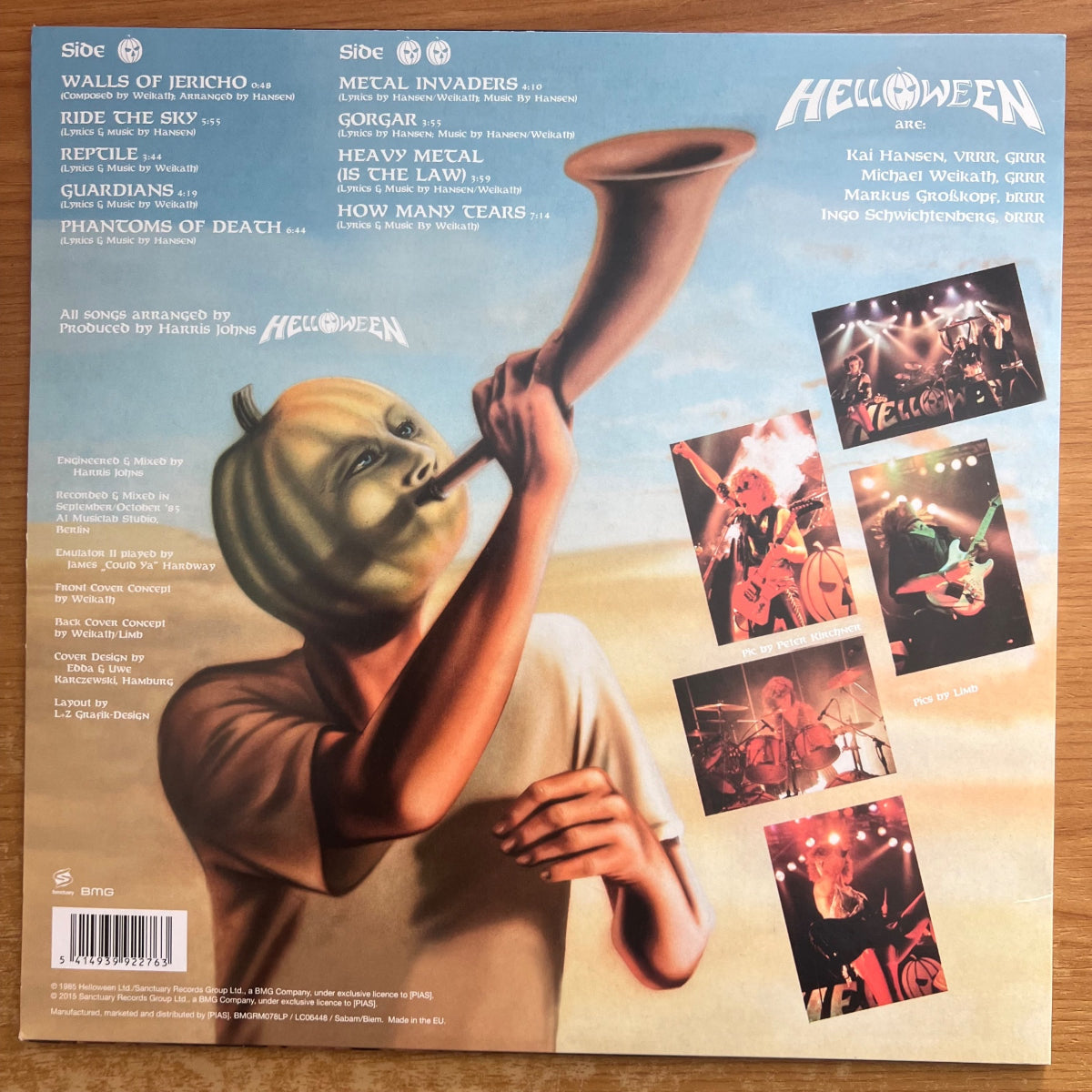 Helloween - Walls Of jericho / EU-Press. 2015 - 180gr. Vinyl - (M-/VG++)