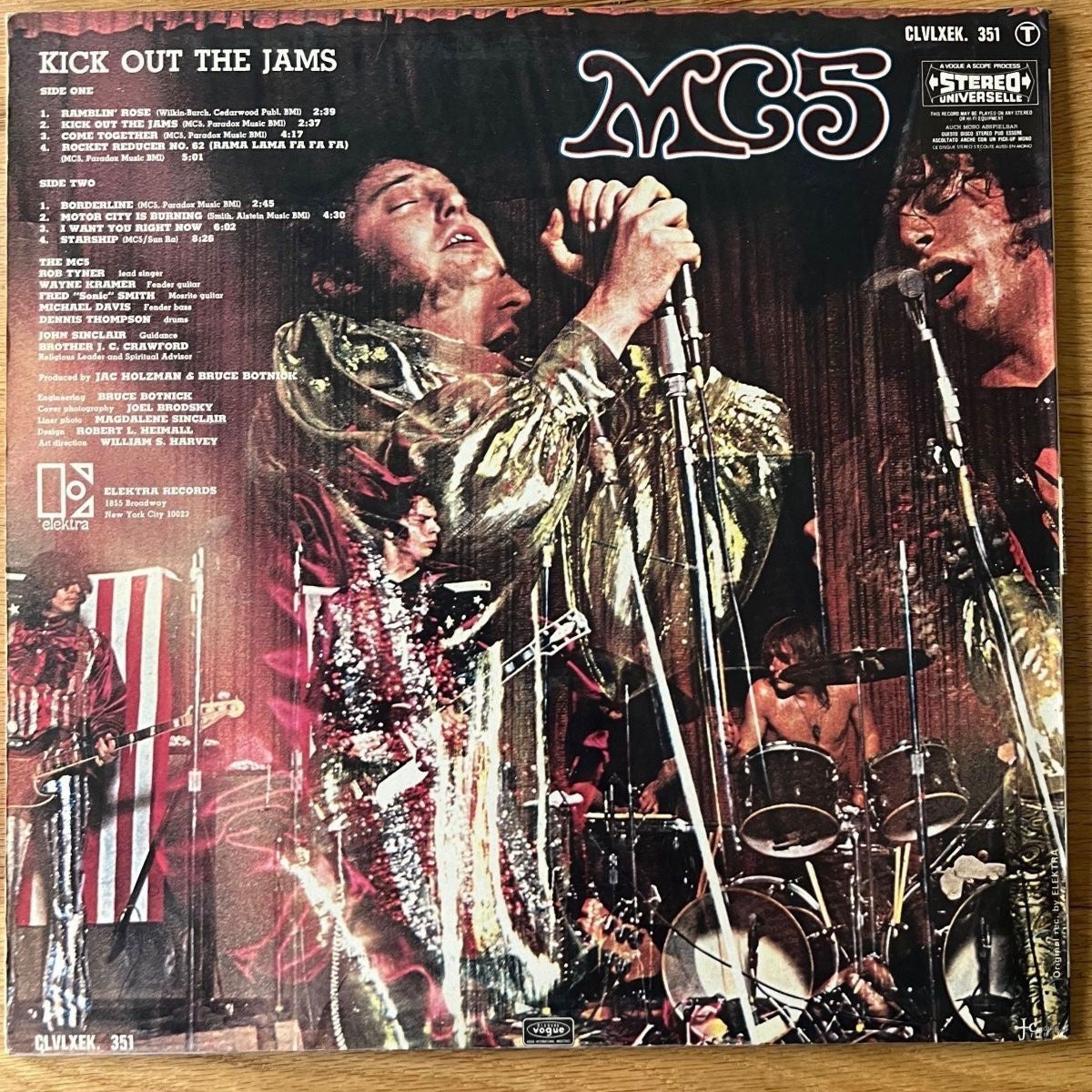 MC5 - Kick Out The Jams / 1. France-Press. 1969 - (VG/VG++)